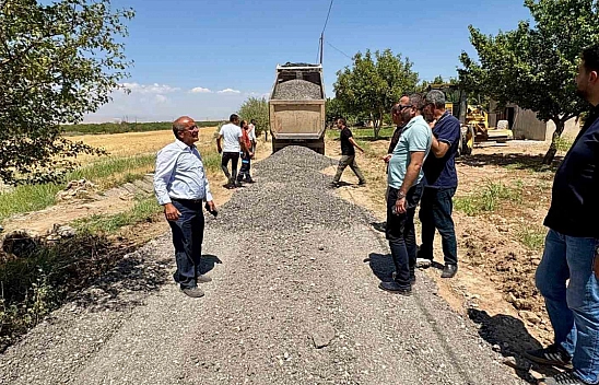 Malatya'da 4 mahalleyi birbirine bağlayan güzergahta çalışmalar sürüyor