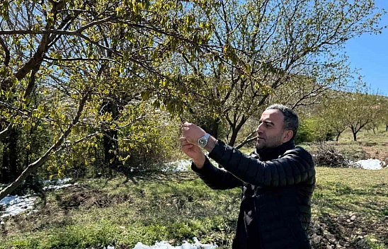 Malatya'nın altını Akçadağ'da dondu