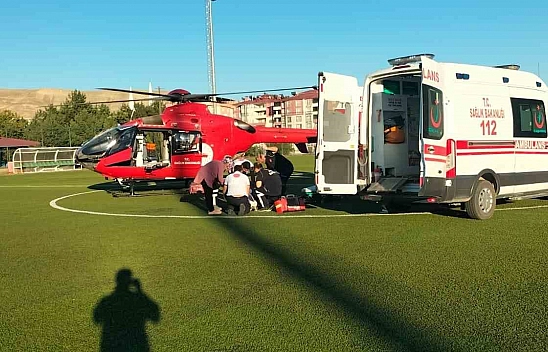 Darende'den Acil Çağrı: İki Hasta Helikopterle Yaşama Tutundu!