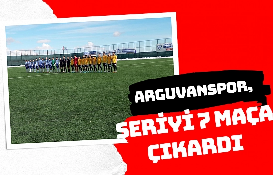 Arguvanspor, seriyi 7 maça çıkardı