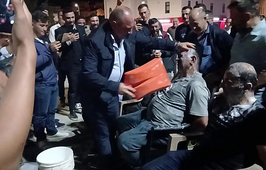 Asırlık gelenek damadın yakınlarına zor anlar yaşattı