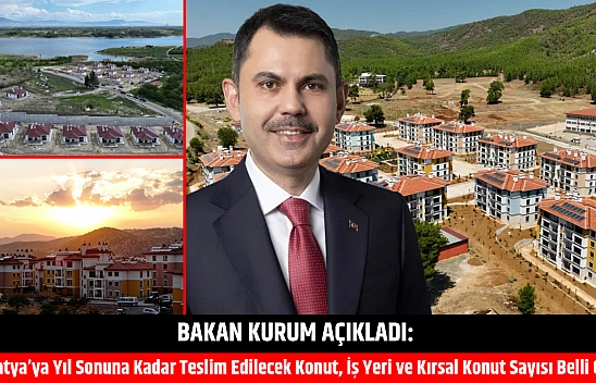 Bakan Kurum açıkladı: Malatya'ya yıl sonuna kadar teslim edilecek konut, iş yeri ve kırsal konut sayısı belli oldu…