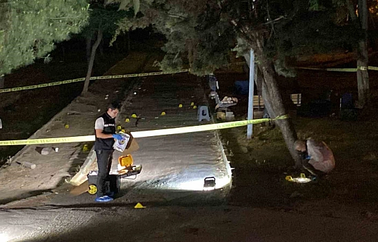 Hastane bahçesinde silahlı çatışma