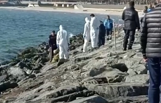 Sahilde bir ceset bulundu