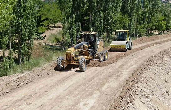 Malatya'da 55 mahalleyi birbirine bağlayan 'Çile Yolu' tarih oluyor!