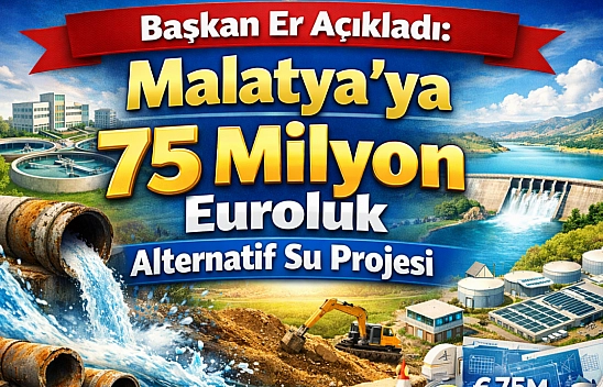 Başkan Er Açıkladı: Malatya'ya 75 Milyon Euroluk Alternatif Su Projesi