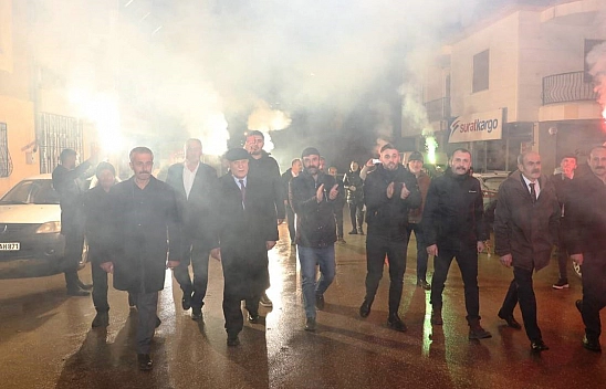 Bayburt'ta başkana yoğun ilgi