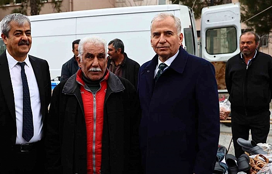 Başkan Zolan'ı maniyle karşıladı