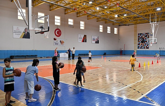 Malatya'da Basketbol kursuna yoğun ilgi