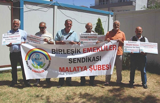 Malatya'da Emeklilerden Hükümete Sert Tepki
