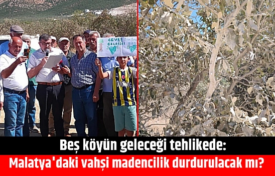 Beş köyün geleceği tehlikede: Malatya'daki vahşi madencilik durdurulacak mı?