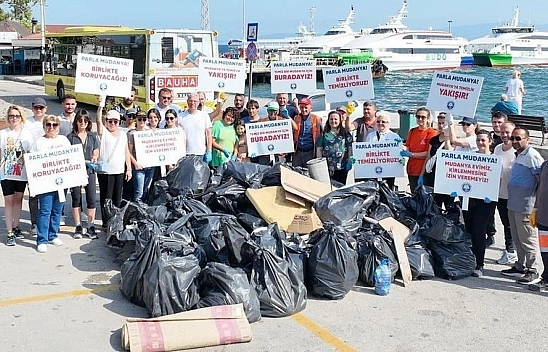 Bir günlük çöp bilançosu görenleri şaşırttı