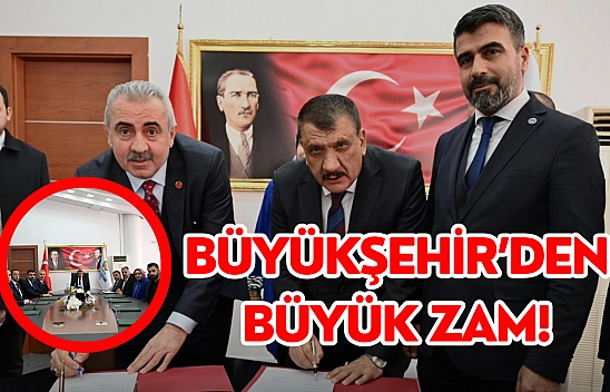 Büyükşehirden büyük zam!