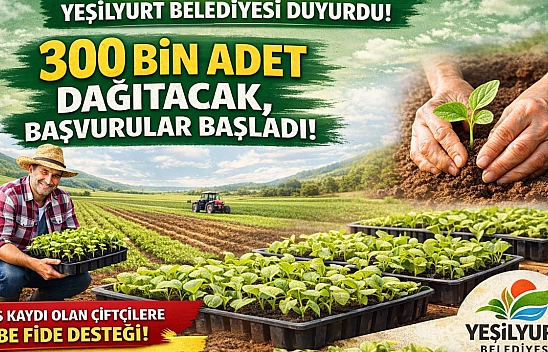 Yeşilyurt Belediyesi Duyurdu: 300 Bin Adet Dağıtılacak, Başvurular Başladı
