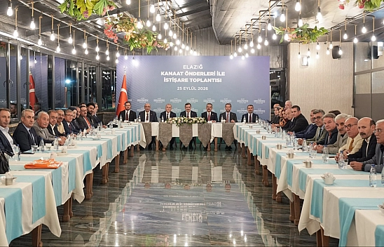 Cumhurbaşkanı Yardımcısı Yılmaz, Elazığ'da