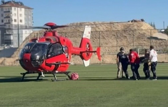 Malatya'da 88 yaşındaki hasta için zamanla yarışıldı