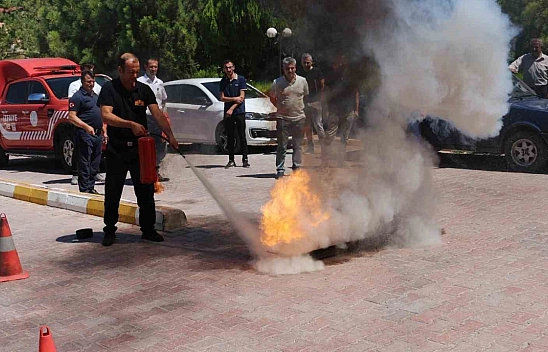 Malatya'da yangın tatbikatı