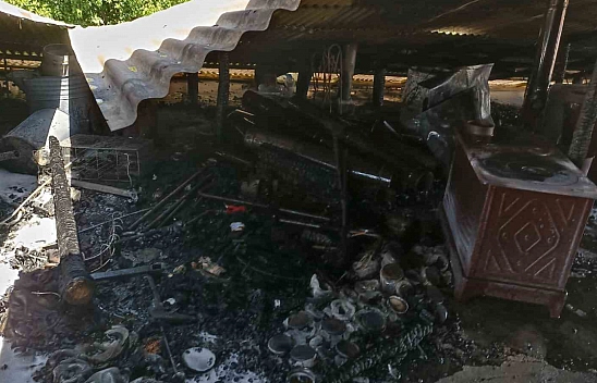 Malatya'da çatı yangını korkuttu