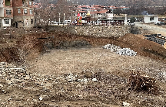 Doğanyol'da Bin 127 Kişilik Caminin İnşaat Çalışmaları Başladı