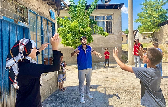 Elazığ'da çocuklar keyifli anlar yaşadı