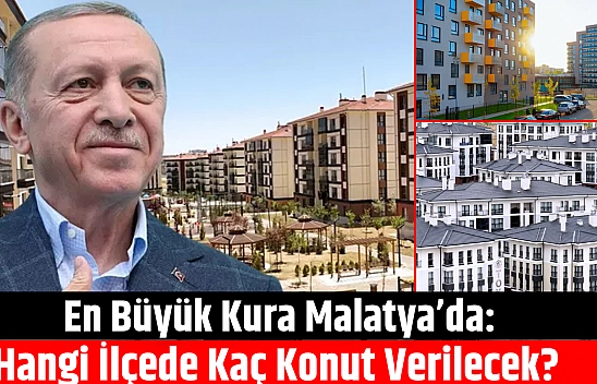 En Büyük Kura Malatya'da: Hangi İlçede Kaç Konut Verilecek?
