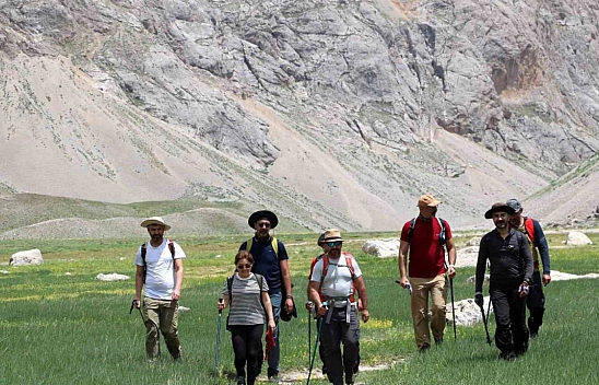 Erzincan'dan Tunceli'ye kadar doğa severler bu gezide buluştu