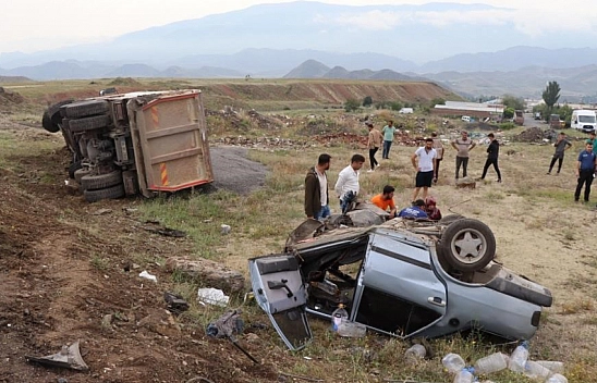 Erzurum bir aylık trafik kaza bilançosu