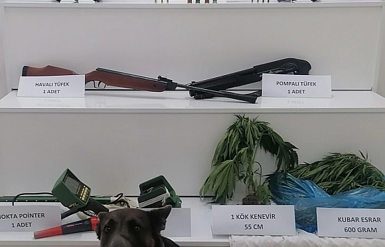 Ev değil adeta cephanelik