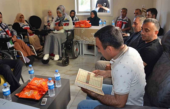 Muş'ta Filistin şehitleri için mevlit okutuldu