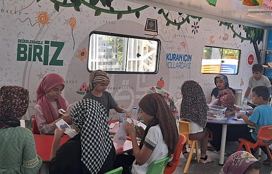 Gezici mobil Kur'an kursunun ilk durağı Malatya oldu