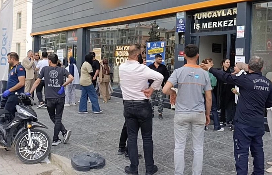 Güzellik merkezinde yangın çıktı