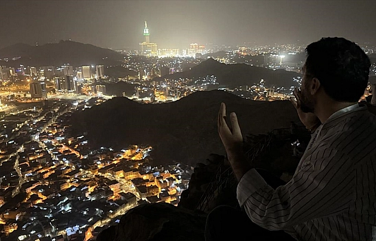 Hacı adaylarından Hira Mağarası'na ziyaret