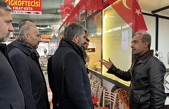 HÜDA PAR Heyeti Malatya'da Esnafı Ziyaret Etti