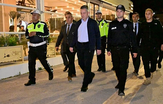 İl Emniyet Müdürü Nazman sahada incelemelerde bulundu