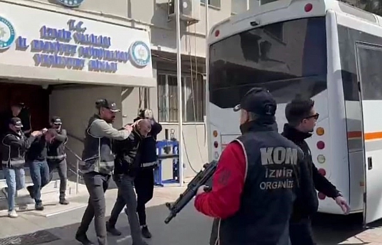 İzmir'deki suç örgütlerine operasyon