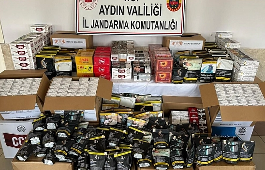 Jandarmadan 'bandrolsüz sigara' baskını: