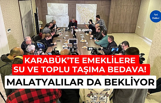 Karabük'te emeklilere su ve toplu taşıma bedava! Malatyalılar da bekliyor
