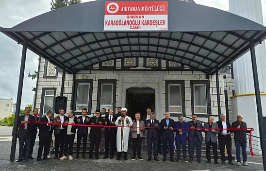 Karaoğlanoğlu Kardeşler Camisi ve Kur'an kursu açıldı