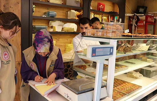 Kars'ta tatlıcılar denetlendi