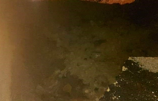 Kastamonu'da heyelan yolu ulaşıma kapandı