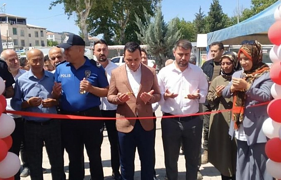 Kaymakam Algın, ADEM yıl sonu sergisine katıldı