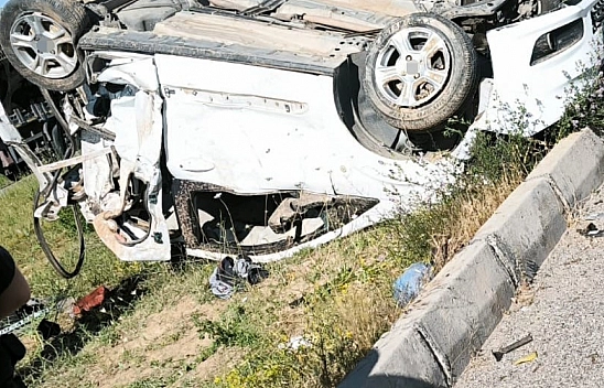 Kayseri-Malatya yolunda cezaevi aracı kaza yaptı: 7 yaralı