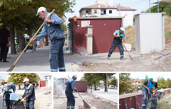 Konteynerler kaldırıldı, ekipler sahaya indi: Temizlik başladı