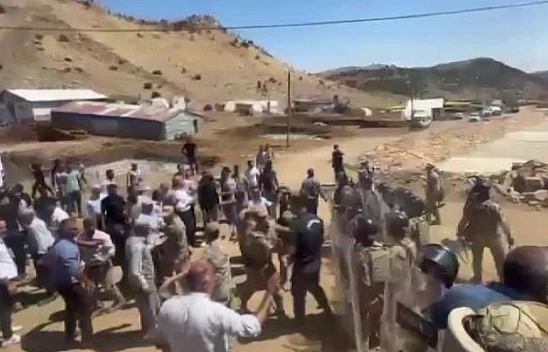 Konut alanı krize neden oldu! Bölgede arbede yaşandı!