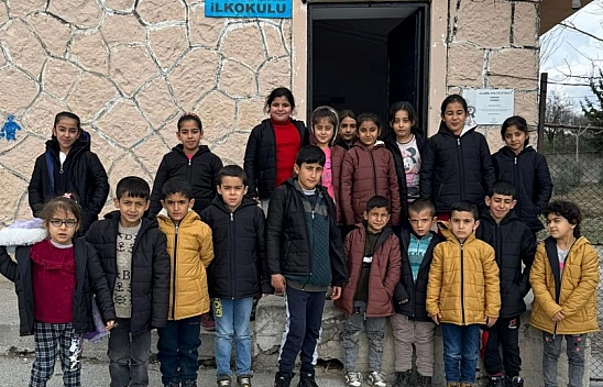 Öğrencilere mont yardımı