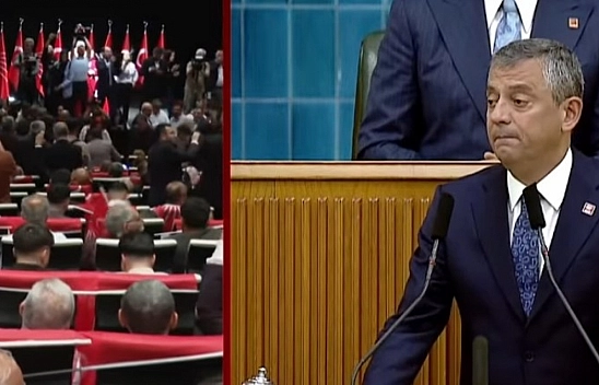 Kürsüyü kapan Özgür Özel oldu!