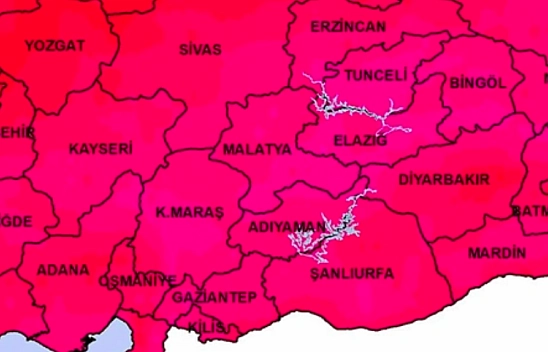 Malatya, Adıyaman, Kahramanmaraş, Hatay, Osmaniye, Gaziantep, Şanlıurfa, Diyarbakır, Adana, Kilis ve Elazığ dikkat!