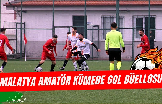 Malatya amatör kümede gol düellosu