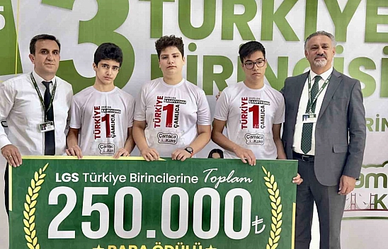 Malatya Çamlıca Koleji Türkiye birincilikleriyle gururlandırdı
