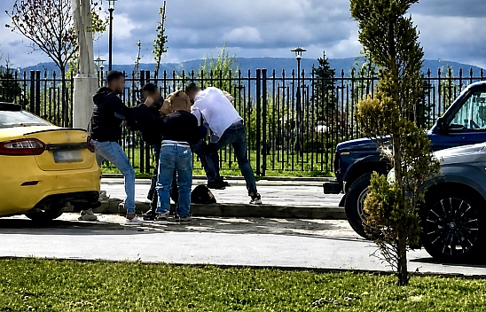 Malatya Çevreyolunda sürücüler tekme tokat birbirine girdi!
